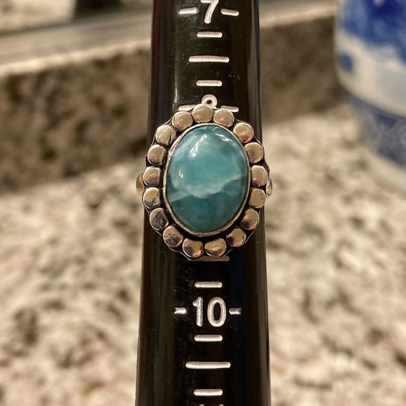 Larimar Fashion Ring - Size 8.5 - Picture 7 of 7